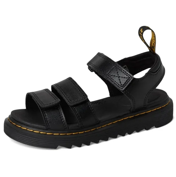 Dr. Martens Black Klaire Sandals - Picture 1 of 8